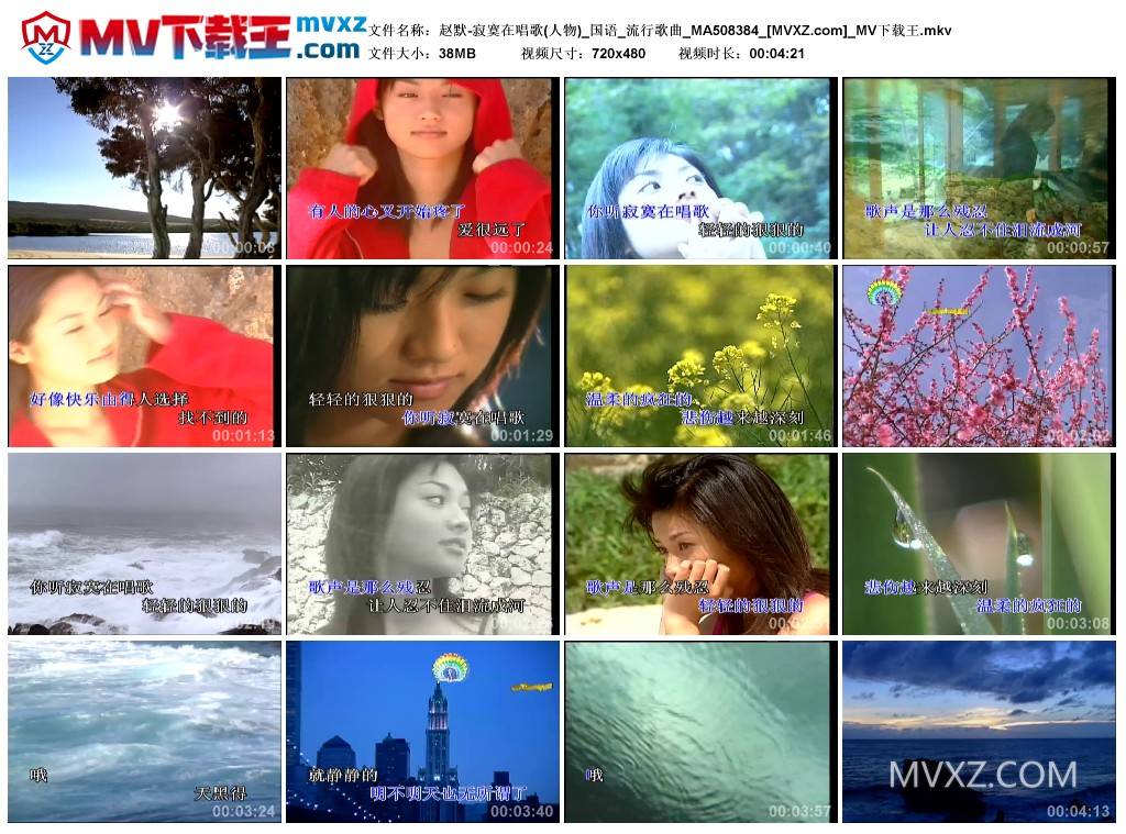 赵默-寂寞在唱歌(人物)_国语_流行歌曲_MA508384